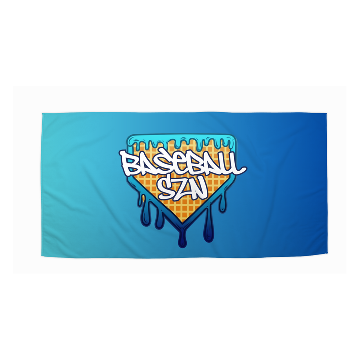 The Baseball SZN Beach Towel