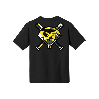 Camo Baseball Youth Tee