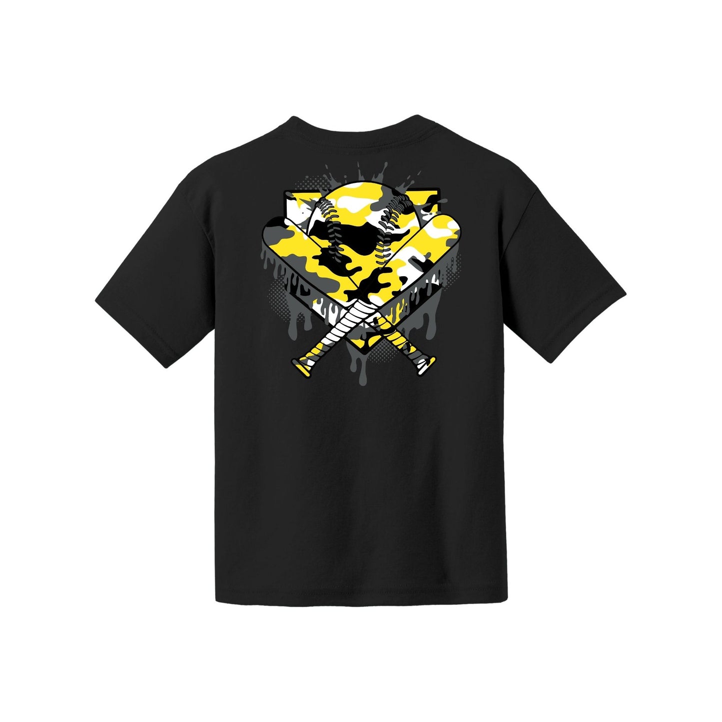 Camo Baseball Youth Tee