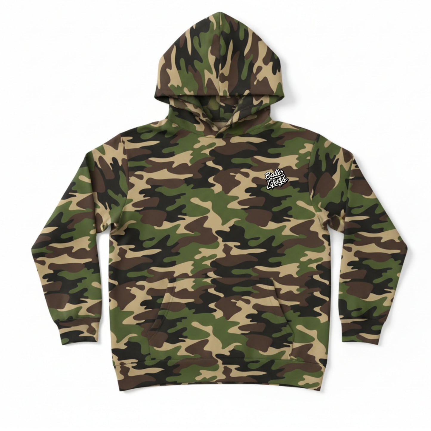 Baller Lifestyle Camo Hoodie