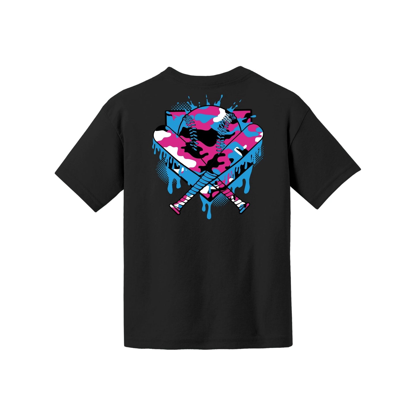 Camo Baseball Youth Tee