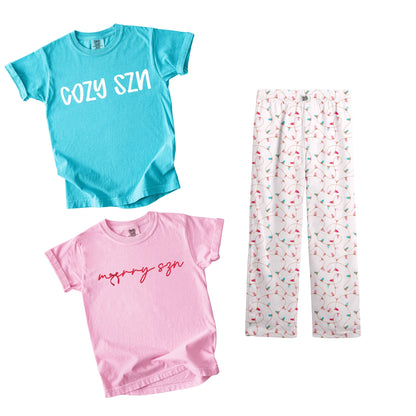 Baller Lifestyle Girls Youth Holiday Pajamas