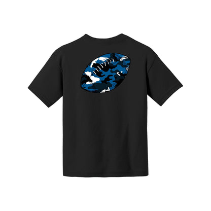 Camo Football Youth Tee