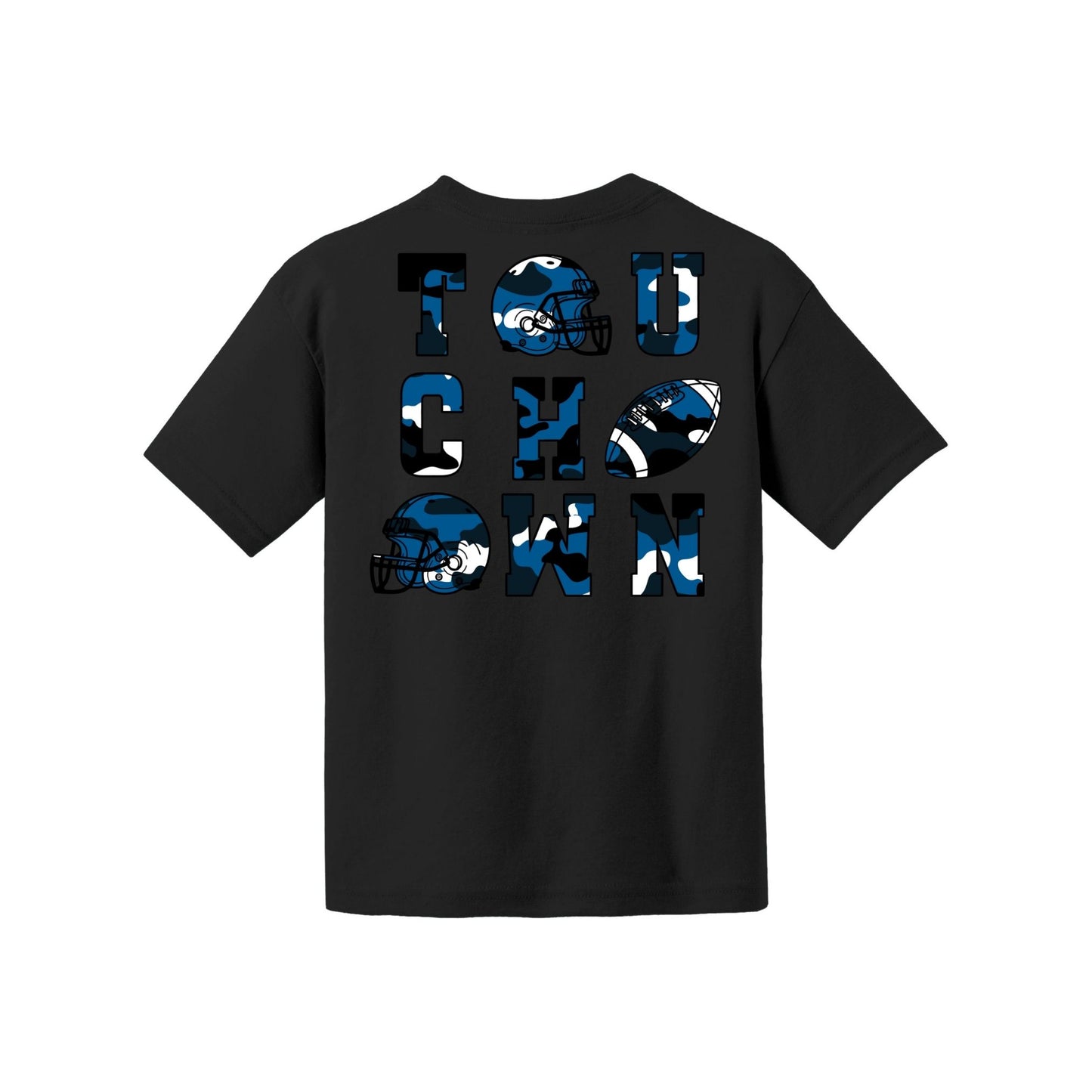 Camo Football Youth Tee
