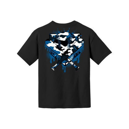 Camo Baseball Youth Tee