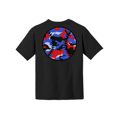 Camo Baseball Youth Tee