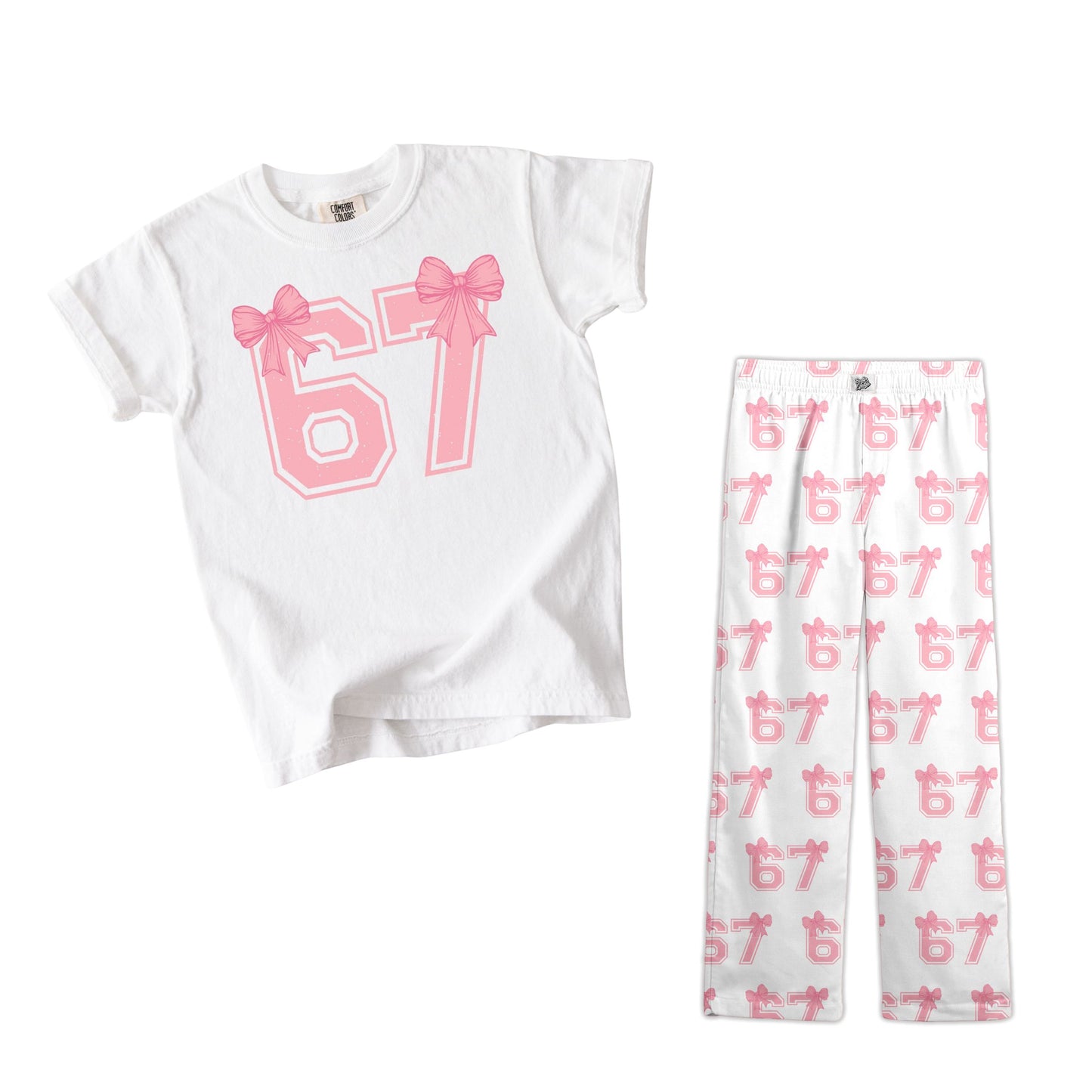 Baller Lifestyle Girls Youth Holiday Pajamas