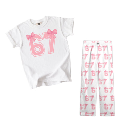 Baller Lifestyle Girls Youth Holiday Pajamas