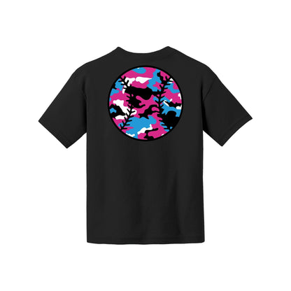 Camo Baseball Youth Tee