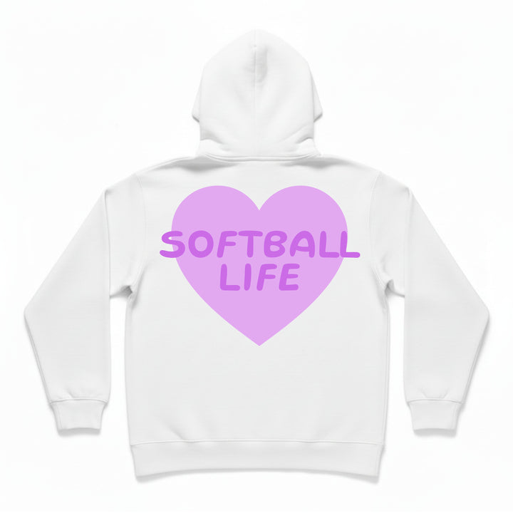 Youth Girls Camo Softball Hoodie