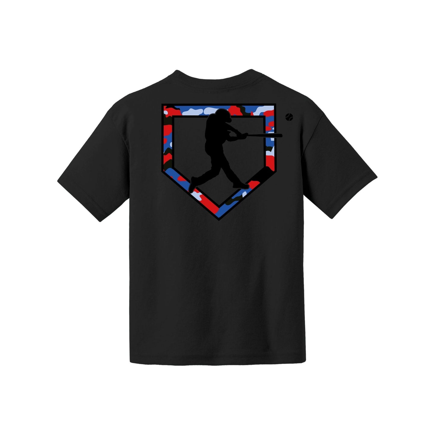 Camo Baseball Youth Tee