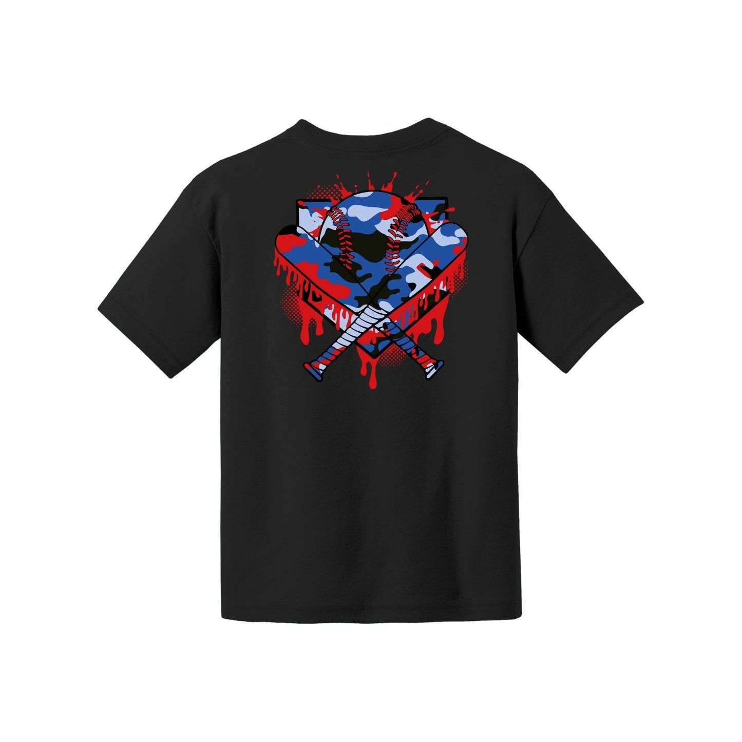 Camo Baseball Youth Tee