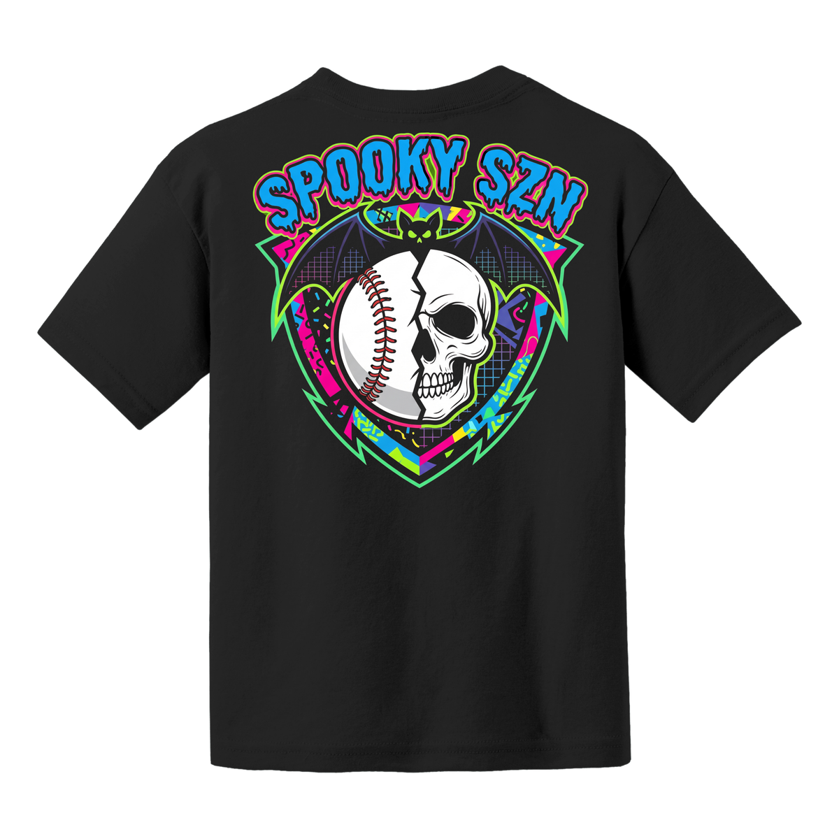 Baseball Halloween Youth Tee
