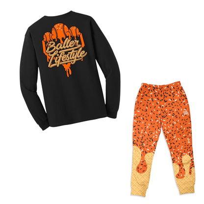 Baseball Ice Cream Drip Joggers