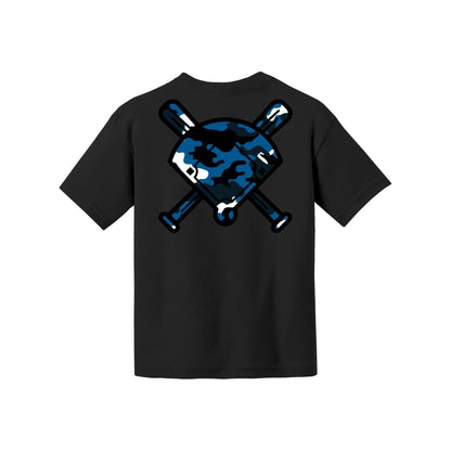 Camo Baseball Youth Tee