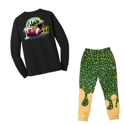 Baseball Ice Cream Drip Joggers