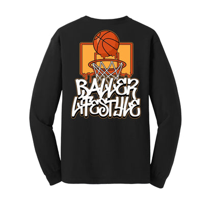 Basketball Youth Long Sleeve Tee