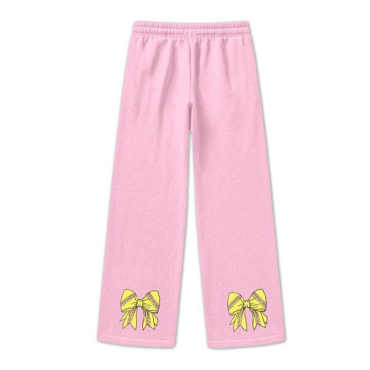 Youth Girls Wide Leg Sweatpants