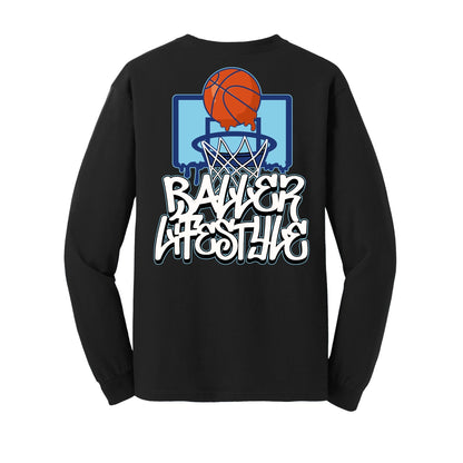 Basketball Youth Long Sleeve Tee
