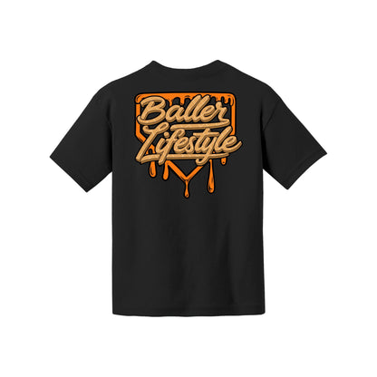 Baller Lifestyle Ice Cream Drip Youth Tee
