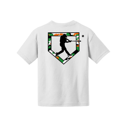 Camo Baseball Youth Tee