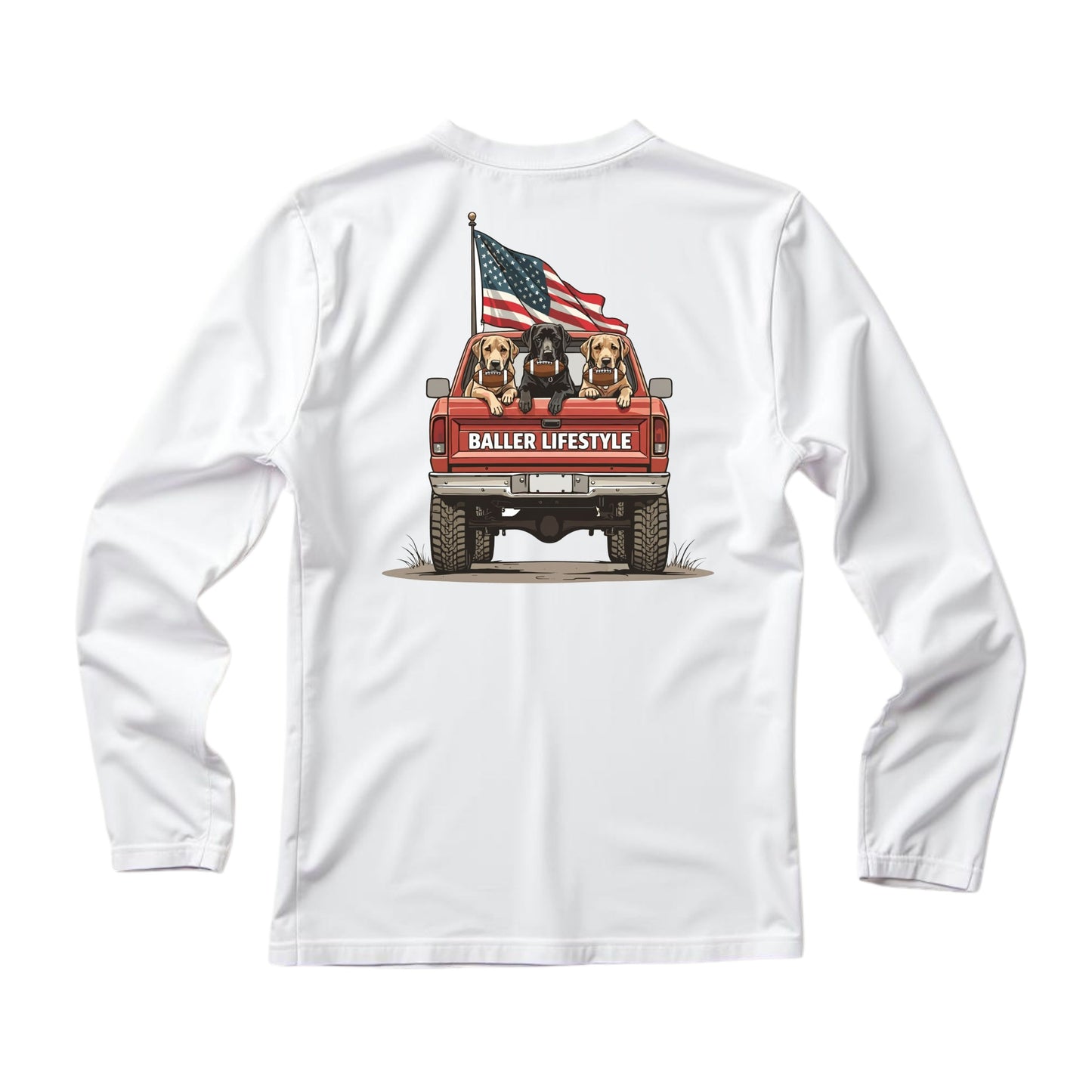 Football Youth Long Sleeve Tee