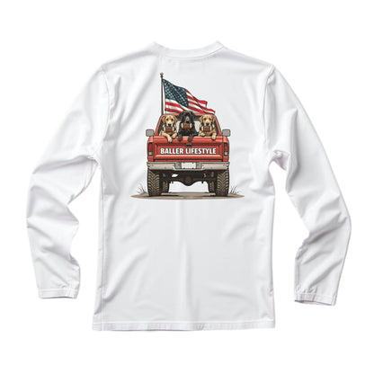 Football Youth Long Sleeve Tee