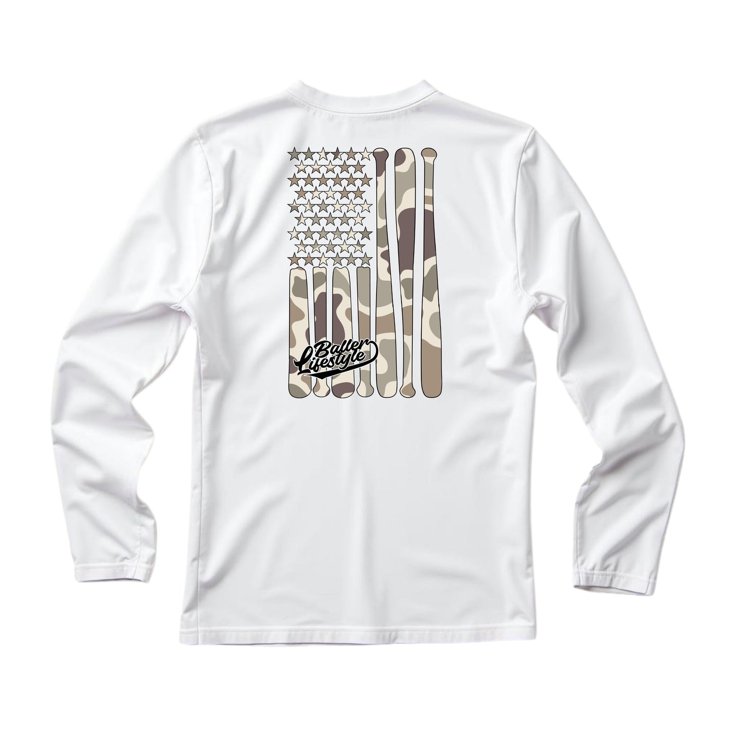 Baseball Youth Long Sleeve Tee