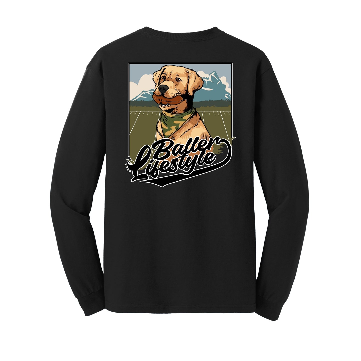 Football Youth Long Sleeve Tee