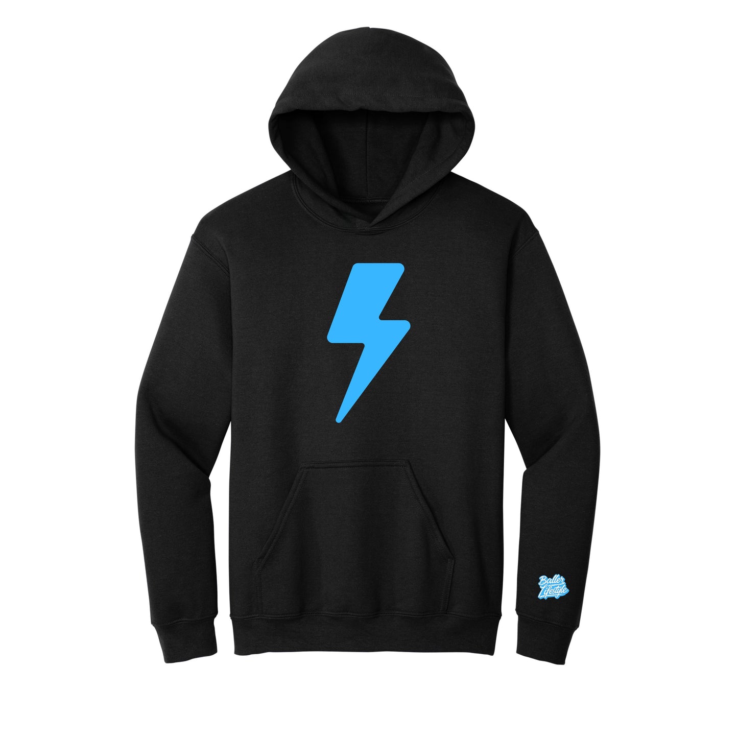 Baseball Lightning Bolt Adult Sweatshirt