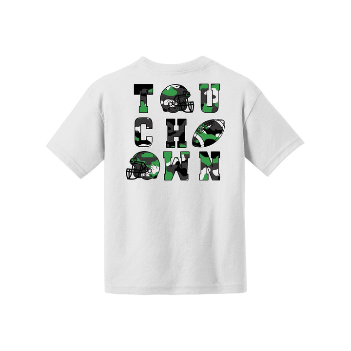 Camo Football Youth Tee