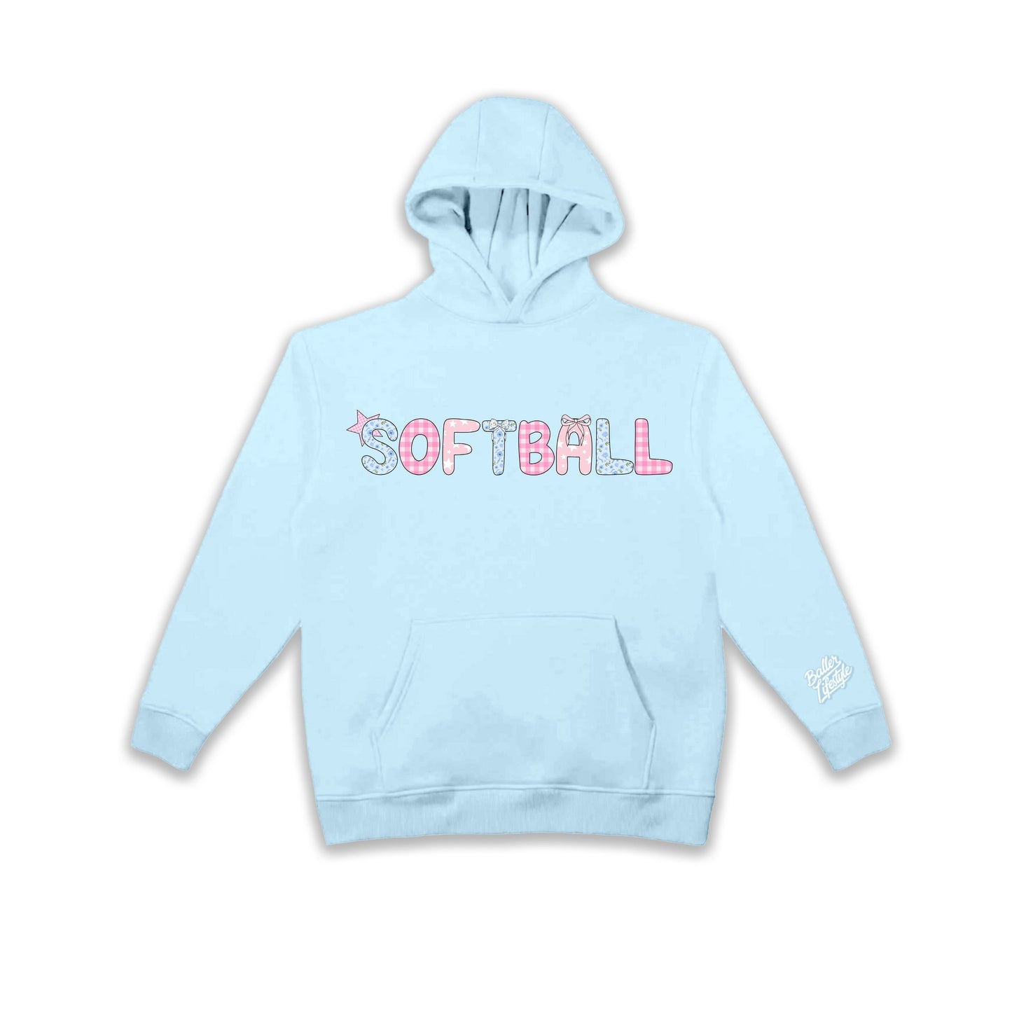 Youth Girls Softball Hoodie
