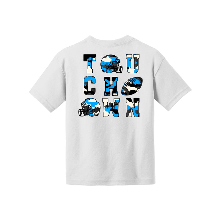 Camo Football Youth Tee