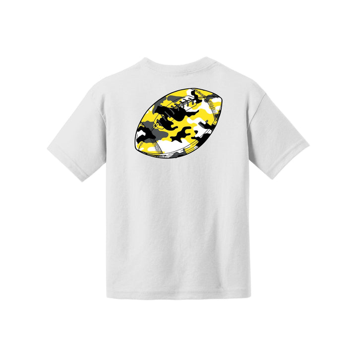 Camo Football Youth Tee