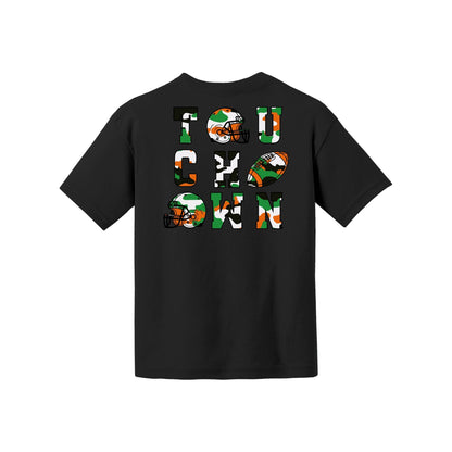 Camo Football Youth Tee
