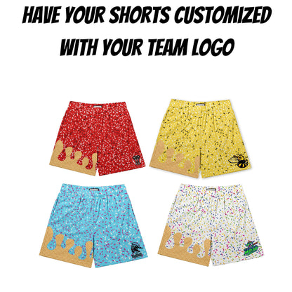 Baseball Ombre Ice Cream Drip Shorts Clearance