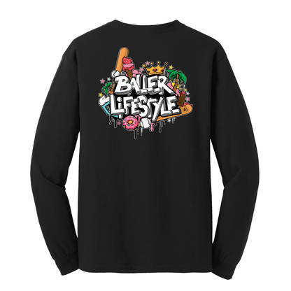 Youth Baseball Long Sleeve Tee