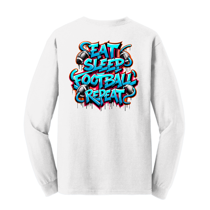 Youth Football Long Sleeve Tee