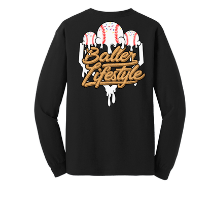 Baseball Youth Long Sleeve Tee