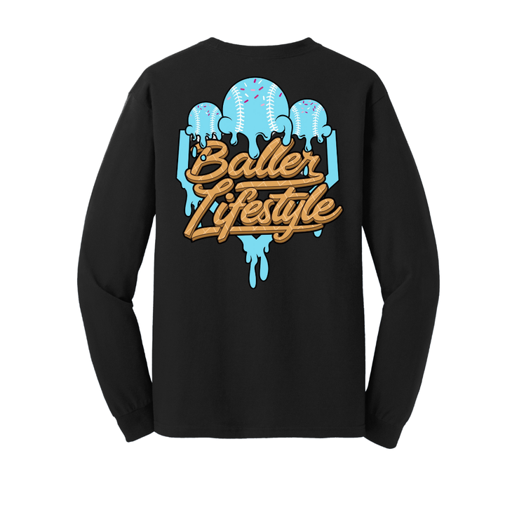 Baseball Youth Long Sleeve Tee