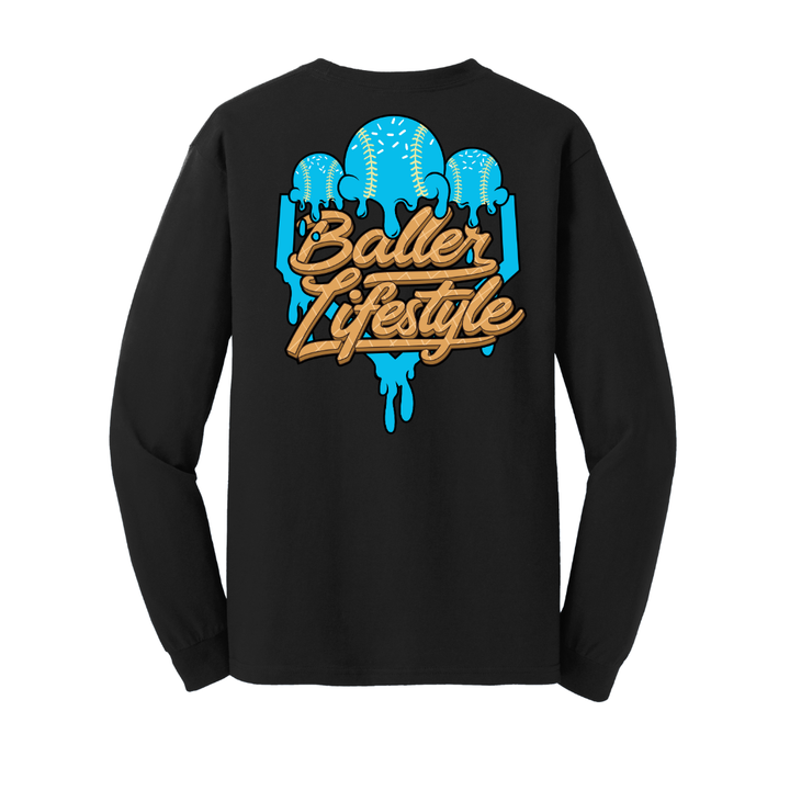 Baseball Youth Long Sleeve Tee