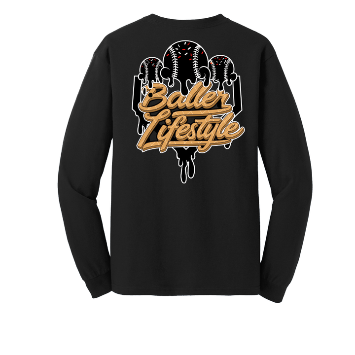 Baseball Youth Long Sleeve Tee