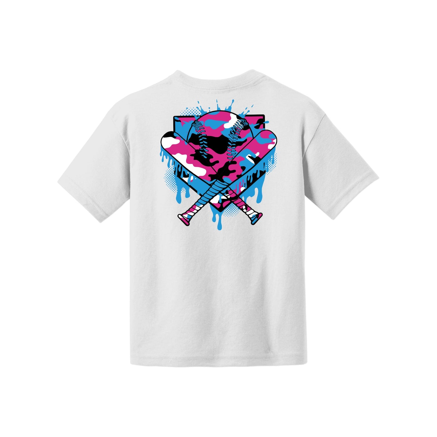 Camo Baseball Youth Tee