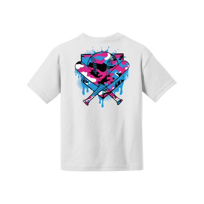Camo Baseball Youth Tee