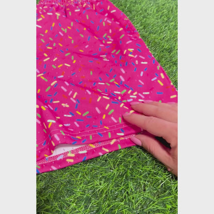 Baseball Ice Cream Drip Shorts