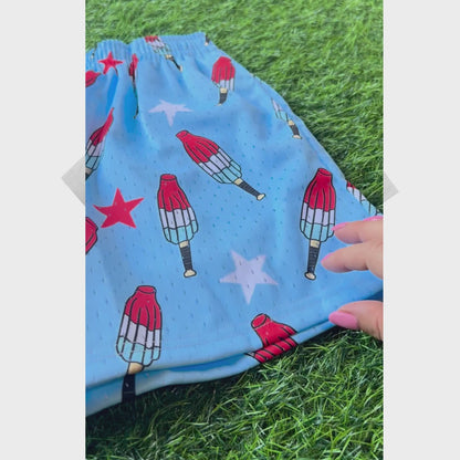 Popsicle Bombs Baseball Shorts